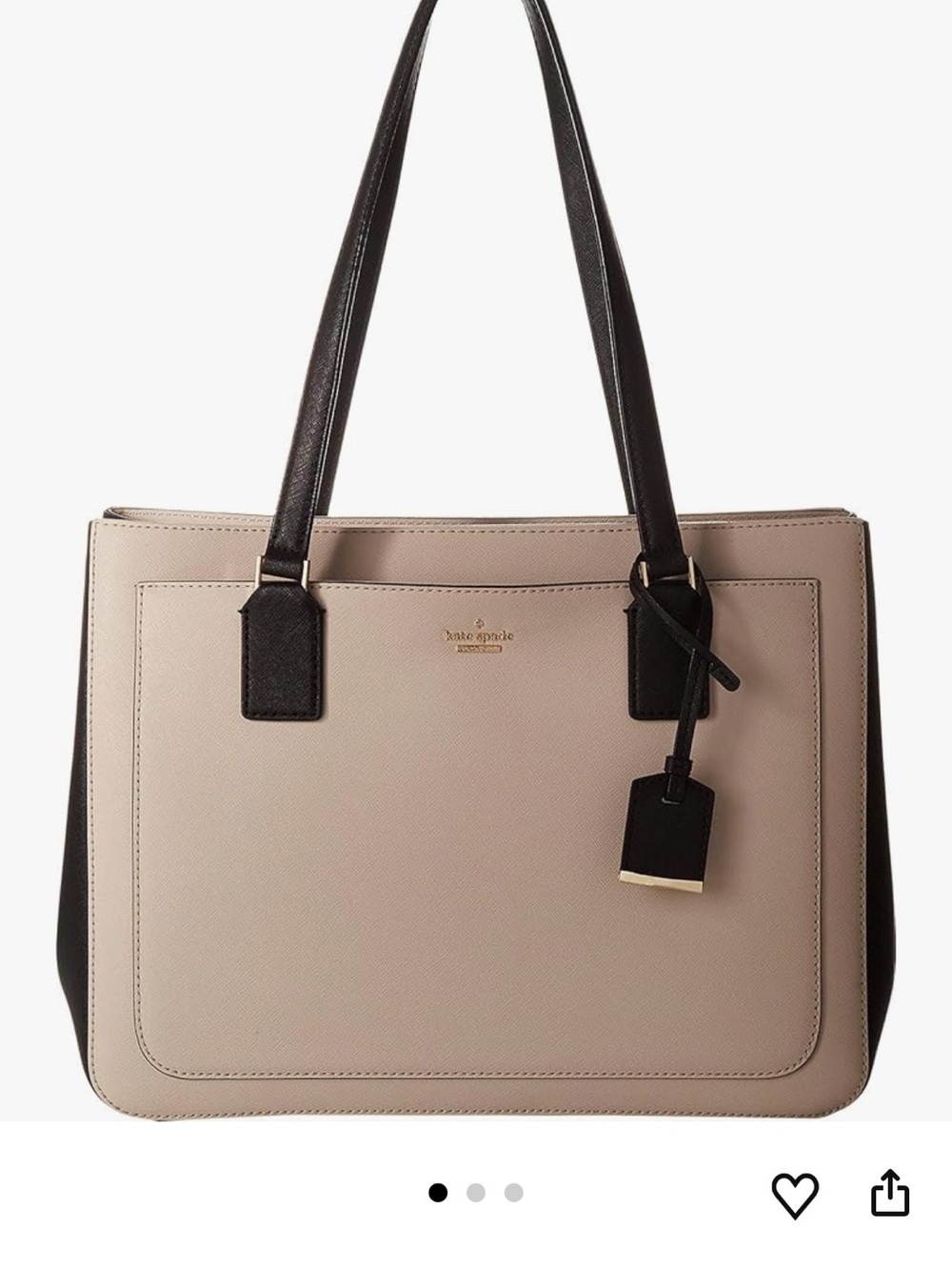 kate spade Cameron Street Zooey Tote | Cream & Black | Excellent Condition